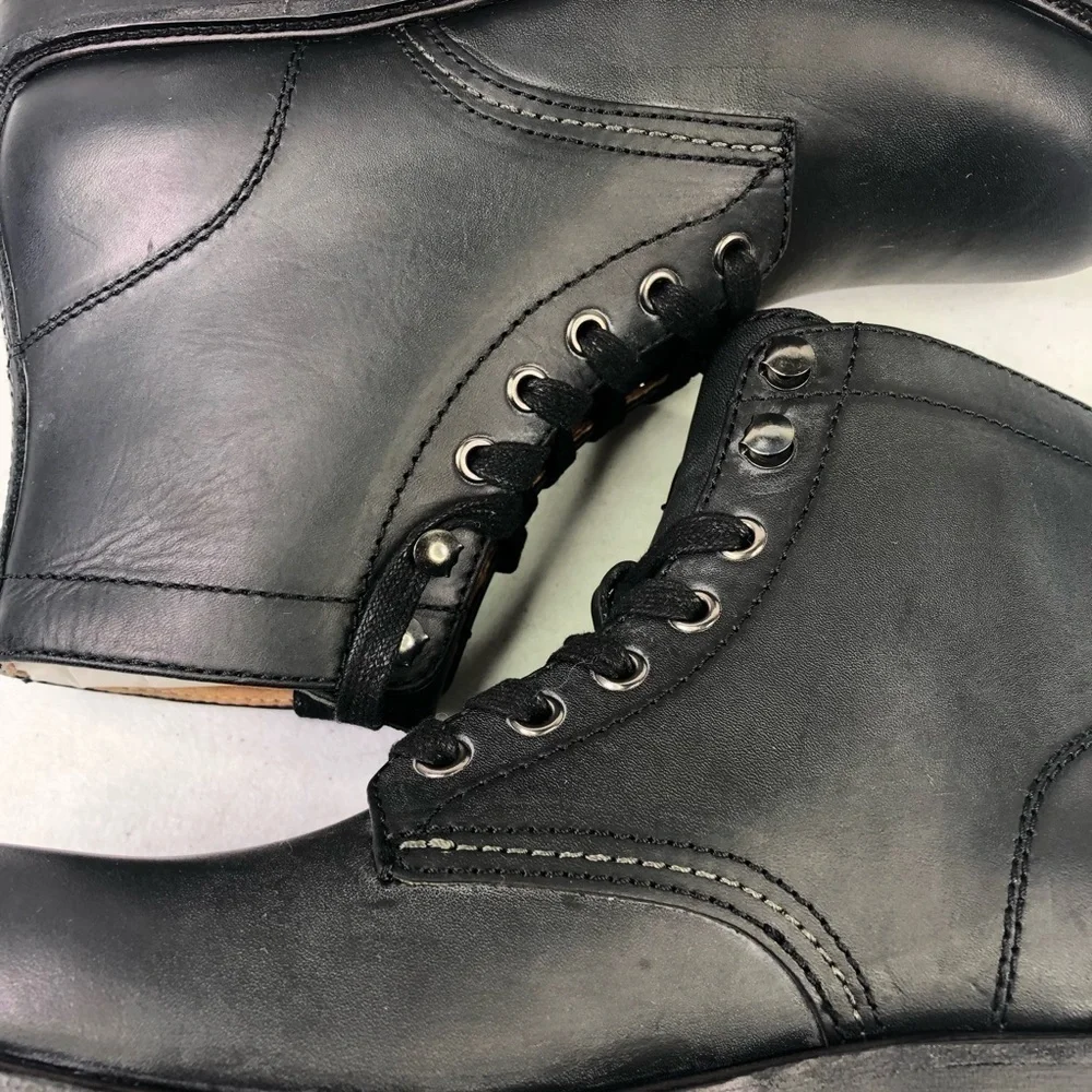 Bloomingdales The Mens Store Leather Lace Up Boots